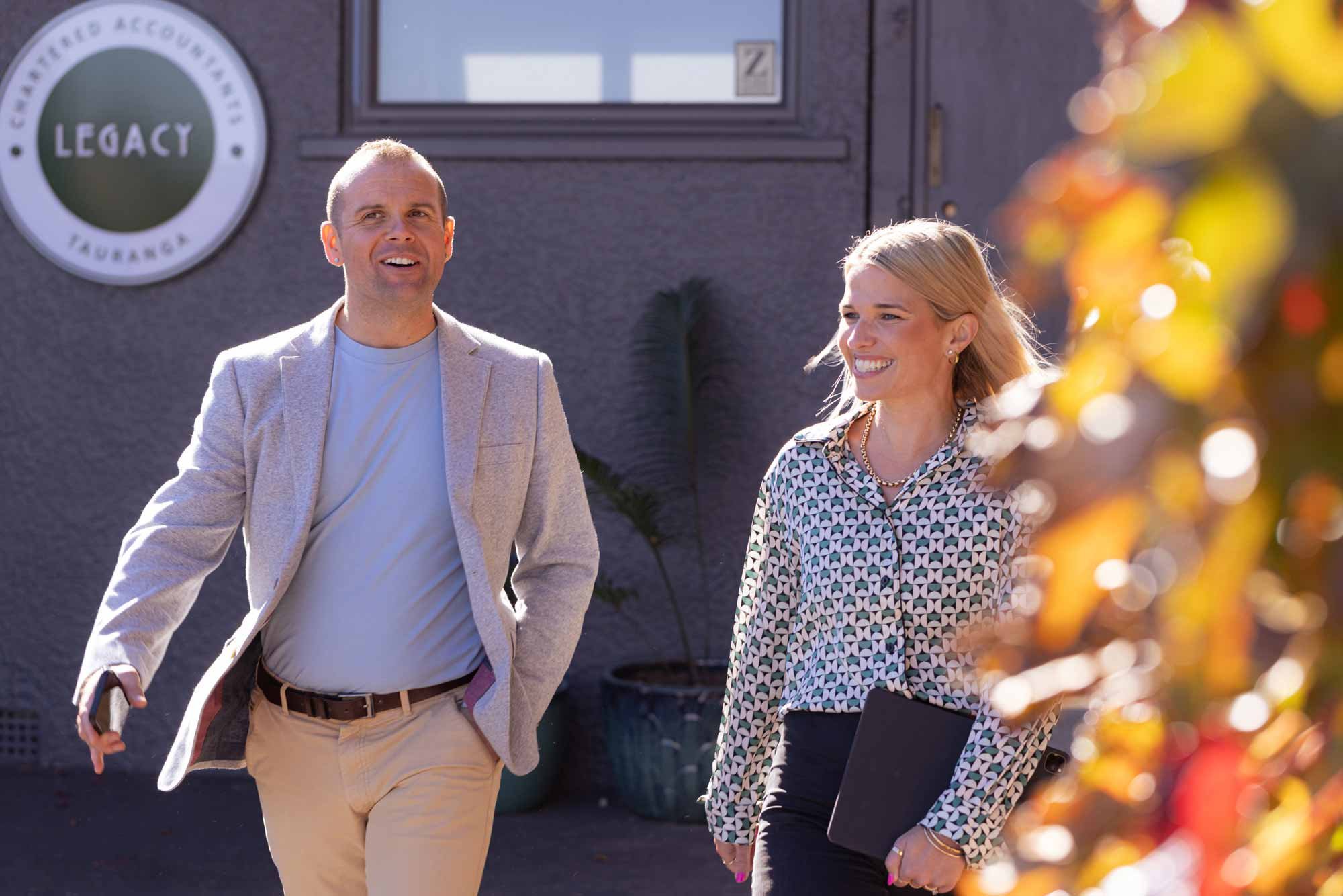 James Stuart, CA, Client Director (left)